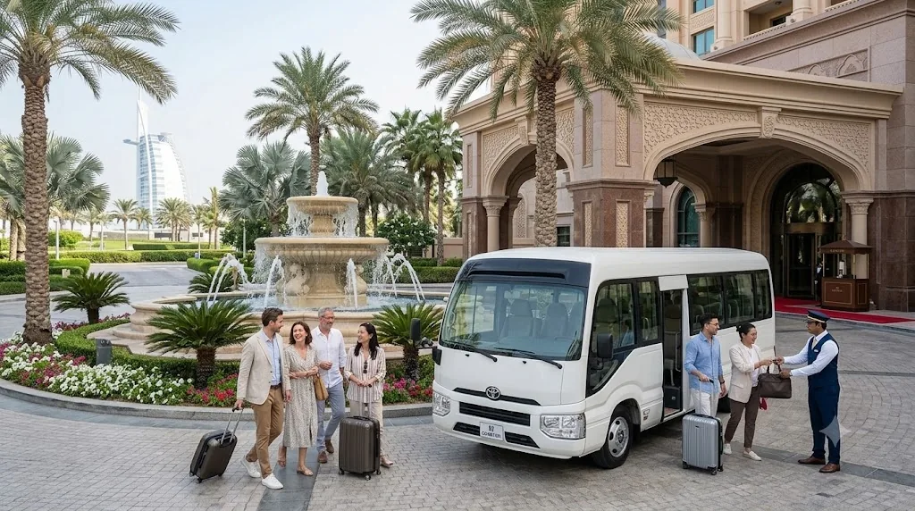 Dubai 23-Seater Bus with Driver