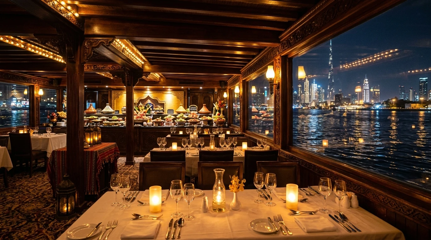 Dubai Marina Dhow Cruise Dinner