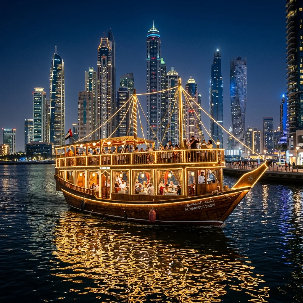Dubai Creek Dhow Cruise Dinner | Tickets and Packages - Slide 1