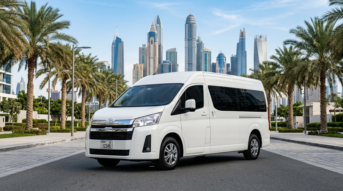 Dubai Van with Driver